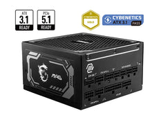 MSI MAG A1250GL PCIE5 1250W 80+ Gold ATX Modular Power Supply