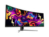 MSI MAG 491CQP QD-OLED 49" DQHD 144Hz 0.03ms Curved 1800R QD-OLED Gaming Monitor 5120 x 1440 Black Color