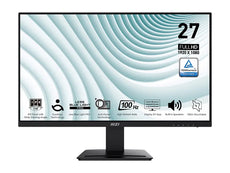 MSI PRO MP273A 27" FHD 100Hz 1ms IPS Monitor w/ Build-In Speaker 1920 x 1080 Black Color