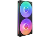 NZXT F240 RGB Core Single-Frame 240mm RGB Case Fan Matte Black RF-U24HF-B1
