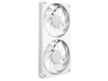 NZXT F240 RGB Core Single-Frame 240mm RGB Case Fan Matte White RF-U24HF-W1