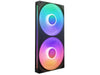 NZXT F280 RGB Core Single-Frame 280mm RGB Case Fan Matte Black RF-U28HF-B1