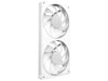 NZXT F280 RGB Core Single-Frame 280mm RGB Case Fan Matte White RF-U28HF-W1