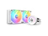 NZXT Kraken Elite 240 RGB 240mm All-In-One Liquid Cooler White Color RL-KR24E-W1