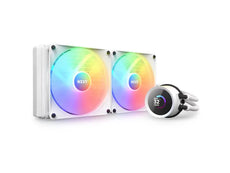 NZXT Kraken 280 RGB 280mm AIO Liquid Cooler White Color with LCD Display & RGB Fans RL-KR280-W1