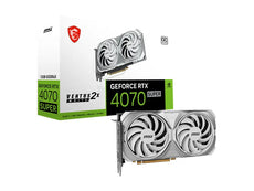 MSI Geforce RTX 4070 SUPER 12G VENTUS 2X WHITE Video Card