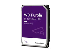 WD Purple 1TB Surveillance Hard Disk Drive - 5400 RPM Class SATA 6Gb/s 64MB Cache 3.5 Inch WD10PURZ