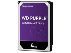 WD Purple 4TB Surveillance Hard Disk Drive - 5400 RPM Class SATA 6Gb/s 256MB Cache 3.5 Inch WD43PURZ