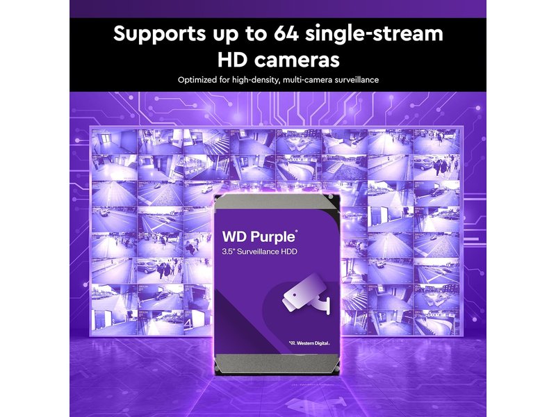 WD Purple 4TB Surveillance 3.5