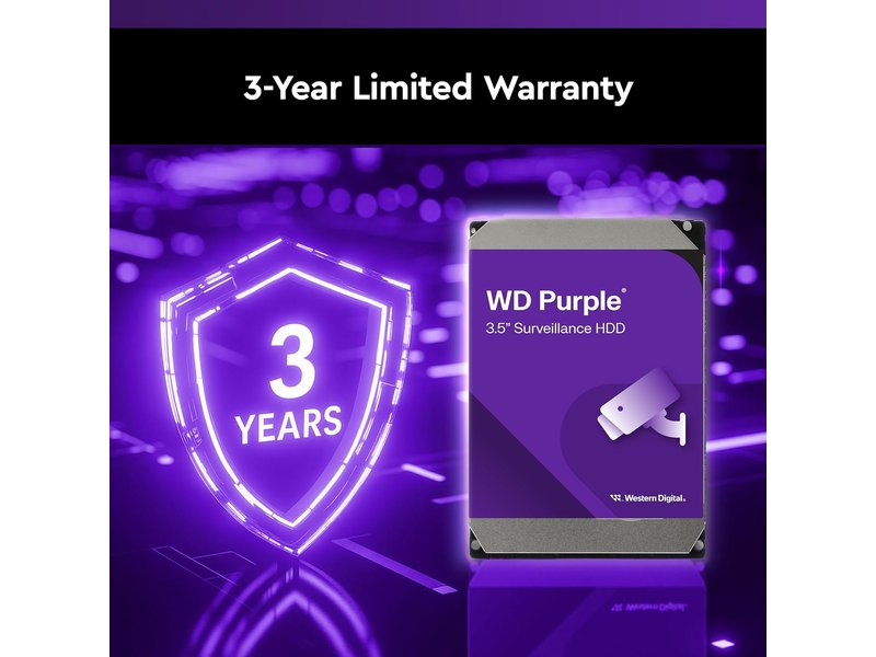 WD Purple 4TB Surveillance 3.5