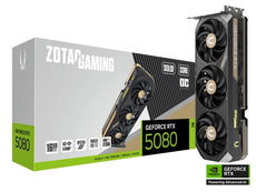 Zotac GAMING GEFORCE RTX 5080 SOLID CORE OC 16GB DDR7 Gaming Video Card ZT-B50800J2-10P