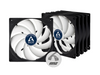 Arctic F14 PWM PST 4Pin 140mm Case Fan Value Pack 5pcs Black & White Color ACFAN00091A