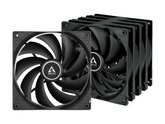 Arctic F14 PWM PST 4Pin 140mm Case Fan Value Pack 5pcs Black Color ACFRE00105A