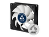 Arctic F8 PWM PST 4pin 80mm Case Fan Black & White Color AFACO-080P0-GBA01