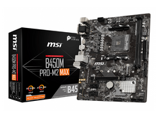 MSI PRO B450M PRO-M2 MAX AM4 AMD B450 Micro ATX AMD Motherboard