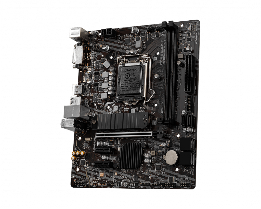 MSI B460M-A PRO LGA 1200 B460 Micro ATX Intel Motherboard