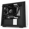 NZXT H210 Mini-ITX PC Gaming Case, USB-C Port,Tempered Glass Side Panel, White/Black Color CA-H210B-W1