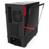 NZXT H510 ATX PC Gaming Case, USB-C Port,Tempered Glass Side Panel, Black/Red Color