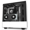 NZXT H510i ATX PC Gaming Case, USB-C Port,Tempered Glass Side Panel, Integrated RGB Lighting WhiteBlack Color
