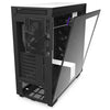 NZXT H710 ATX PC Gaming Case, USB-C Port,Tempered Glass Side Panel, White/Black Color CA-H710B-W1