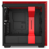 NZXT H710i ATX PC Gaming Case, USB-C Port,Tempered Glass Side Panel, Integrated RGB Lighting Black/Red Color CA-H710I-BR