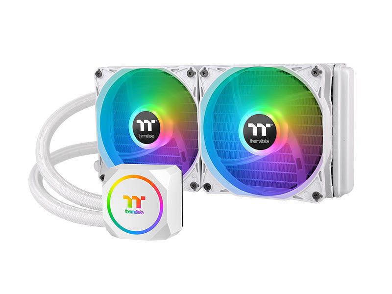 Thermaltake TH240 ARGB Sync Snow Edition 240mm Intel/AMD All-in-One Liquid Cooling System CL-W301-PL12SW-A