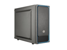 Cooler Master MasterBox E500L Black / Blue Steel / Plastic ATX Mid Tower Computer Case MCB-E500L-KN5N-S00