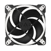 Arctic BioniX P120 Pressure-Optimised 120mm 4 pin Gaming Case Fan with PWM PST Black & White Color ACFAN00116A