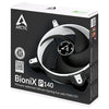 Arctic BioniX P140 Pressure-Optimised 140mm 4 pin Gaming Case Fan with PWM PST Black & White Color ACFAN00128A