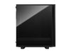 Fractal Design Define 7 Compact Black Brushed Aluminum/Steel ATX Compact Silent Dark Tinted Tempered Glass Window Mid Tower Case FD-C-DEF7C-02