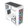 Cooler Master HAF 500 with Tempered Glass Mid-Tower Gaming Case White Edition H500-WGNN-S00