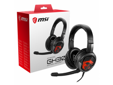 MSI IMMERSE GH30 V2 3.5mm Lightweight and Foldable Headband Design 7.1 Gaming Headset