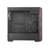 Cooler Master MasterBox MB600L ATX Mid-Tower, Sleek Design with Red Trim and Acrylic Side Panel MCB-B600L-KA5N-S00