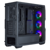 Cooler Master MasterCase TD500 ARGB Crystalline Panel Mid-Tower Case Black Color MCB-D500D-KANN-S01