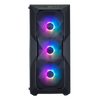 Cooler Master MasterCase TD500 ARGB Crystalline Panel Mid-Tower Case Black Color MCB-D500D-KANN-S01