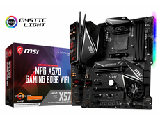 MSI MPG X570 GAMING EDGE WIFI Gaming Motherboard AMD AM4 SATA 6Gb/s M.2 USB 3.2 Gen 2 HDMI ATX