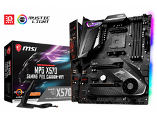 MSI MPG X570 GAMING PRO CARBON WIFI Gaming Motherboard AMD AM4 SATA 6Gb/s M.2 USB 3.2 Gen 2 Wi-Fi 6 HDMI ATX