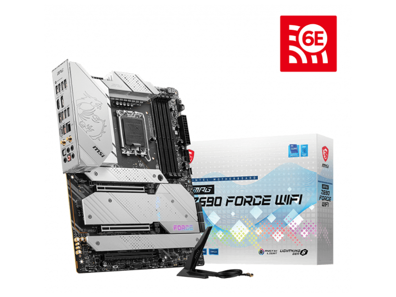 MSI MPG Z690 FORCE WIFI DDR5 LGA 1700 Intel Z690 ATX Gaming Motherboard