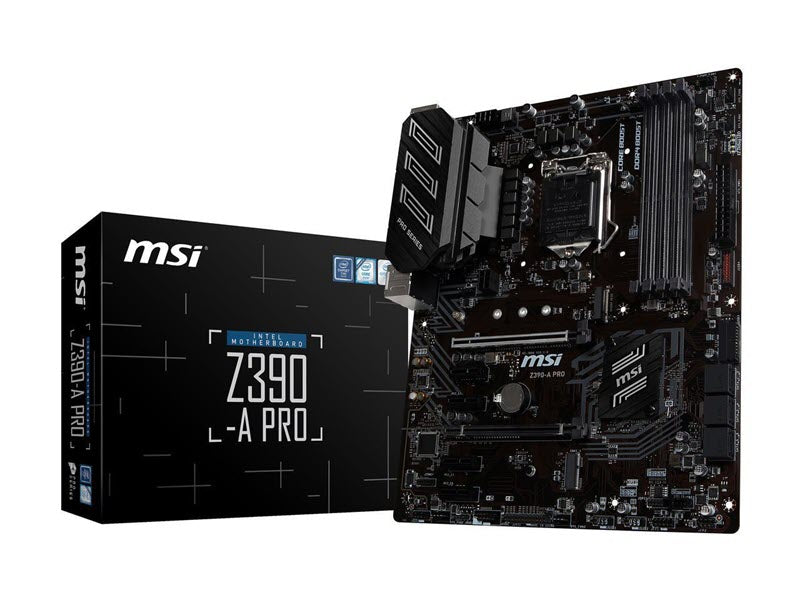 MSI Z390-A PRO LGA 1151 (300 Series) Intel Z390 SATA 6Gb/s USB 3.1 ATX Intel Motherboard
