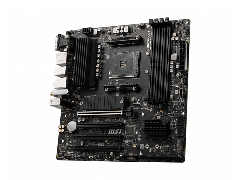 MSI PRO B550MVC WIFI AMD AM4 Micro ATX Motherboard Aeromalls