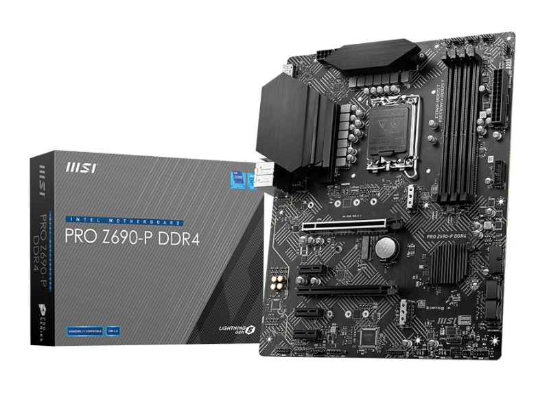 MSI PRO Z690-P DDR4 LGA 1700 Intel Z690 ATX Gaming Motherboard