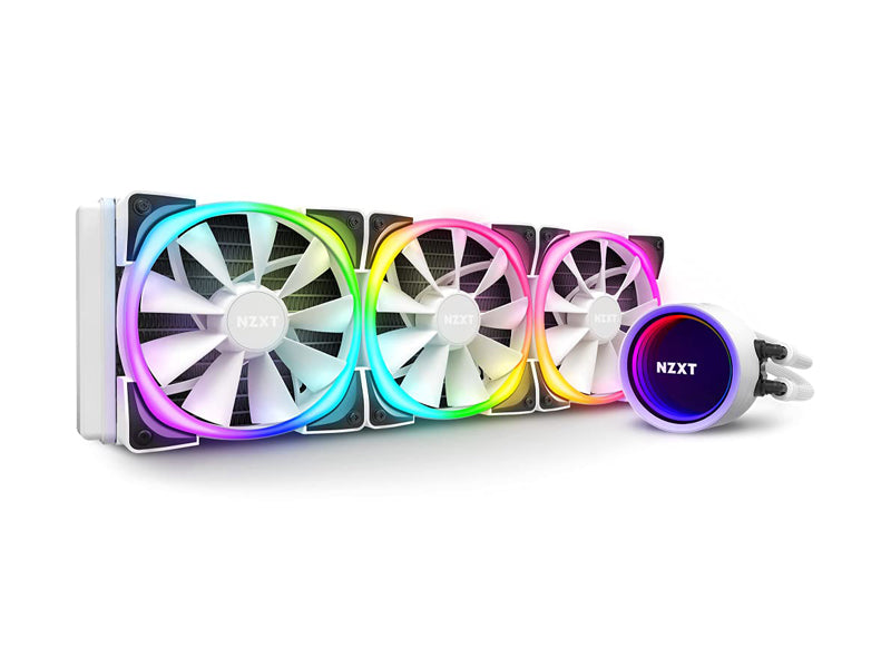 NZXT Kraken X73 RGB 360mm All-In-One RGB CPU Liquid Cooler White Color RL-KRX73-RW