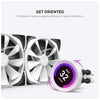 NZXT Kraken Z63 RGB 280mm All-In-One Liquid Cooler White Color RL-KRZ63-RW