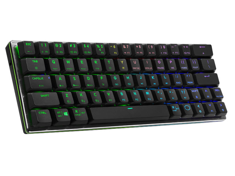 Cooler Master SK622 Space Gray Wireless 60% Mechanical Keyboard with Low Profile Blue Switches SK-622-GKTL1-US