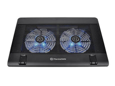 Thermaltake Massive 14² Notebook Cooler - 2 Fan(s) - 1200 RPM - 441.1 gal/min - Mesh, Plastic Black