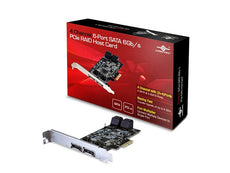 Vantec 4-Channel 6-Port SATA 6 GB/s PCIe RAID Host Card with Hyper Duo Technology (UGT-ST644R)