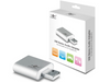 Vantec Aluminum USB External Stereo Audio Adapter for Windows and Mac (NBA-120U)