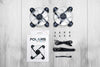 In Win Polaris Silent RGB 120mm Case Fan Twin Pack 2pcs